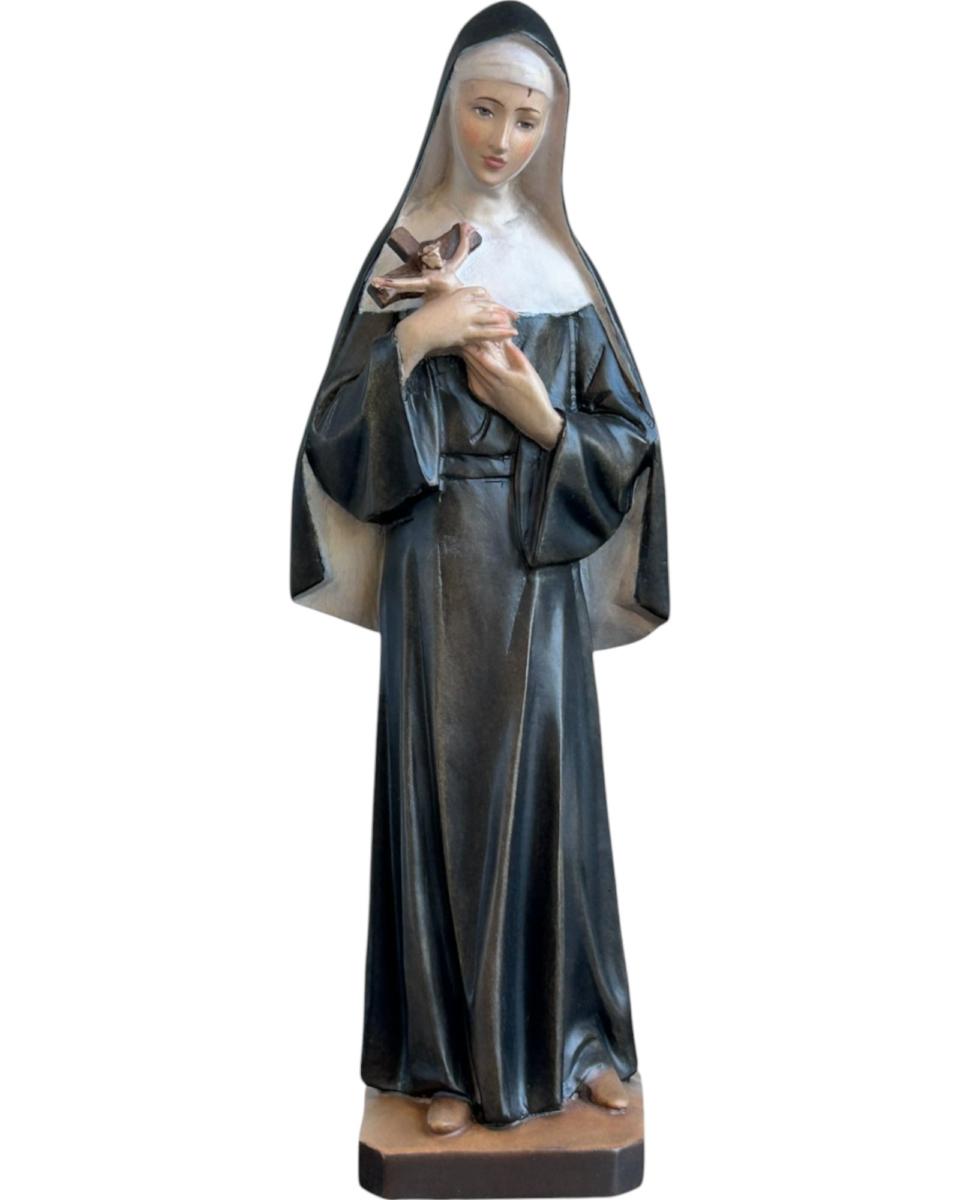 Statue en bois de Sainte Rita de Cascia
