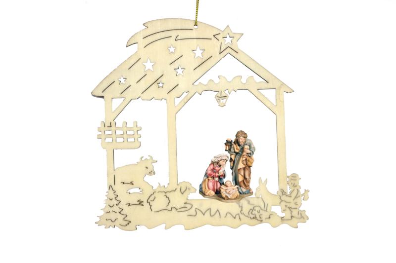 Décoration en bois de la Sainte Famille