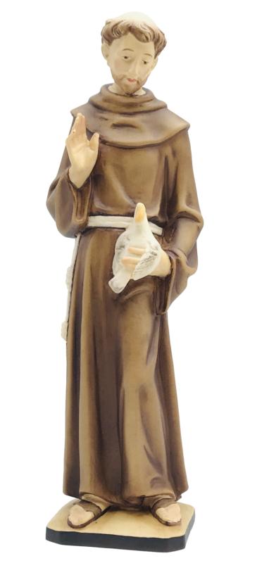 Saint François avec animaux en bois