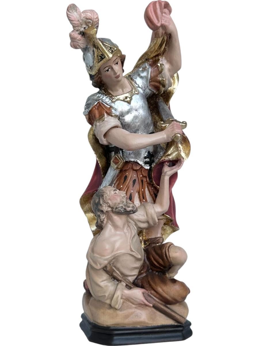 St. Martin sculpté dans du bois d'érable