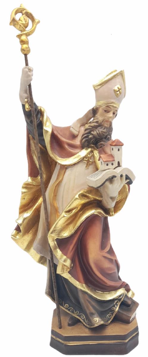 St. Gebhard de Constance avec livre en bois