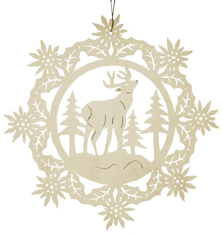 Décoration de Noël en bois