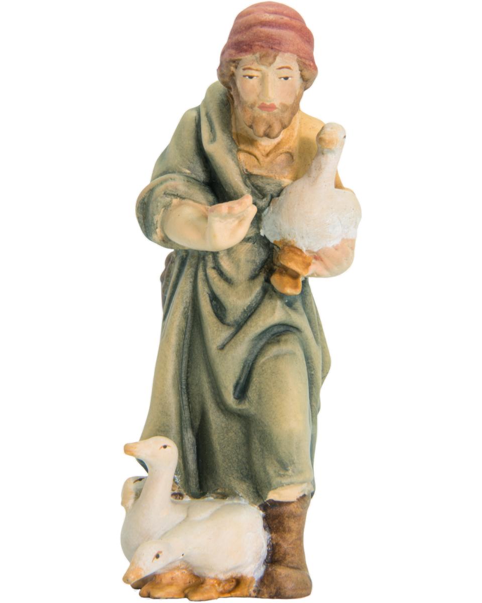 Berger en bois avec des canards