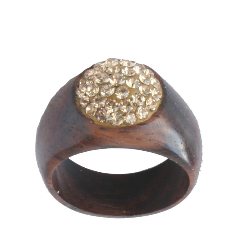 Ring Gold mit Swarovski Steine