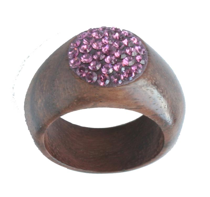 Ring Violett | Holzringe