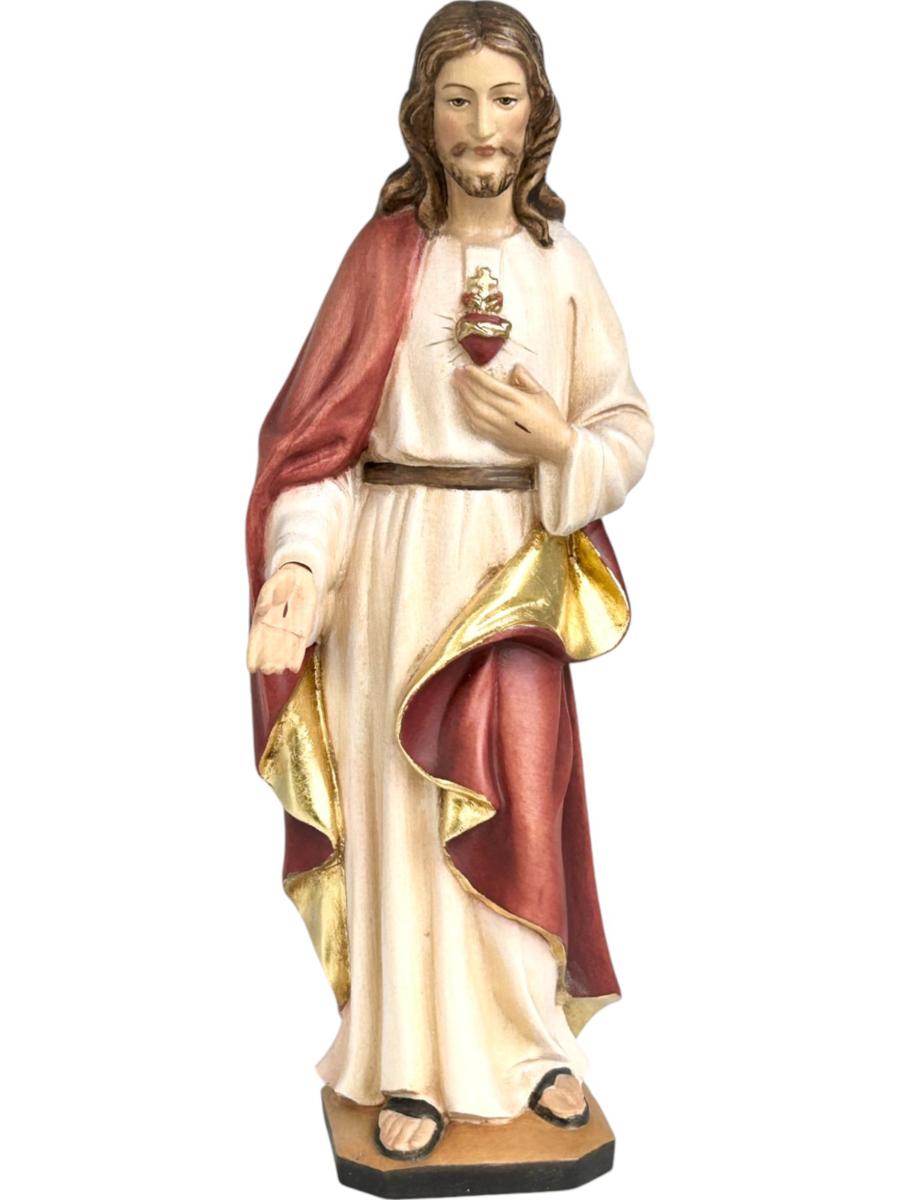 Sacré-Cœur de Jésus sculpté en bois