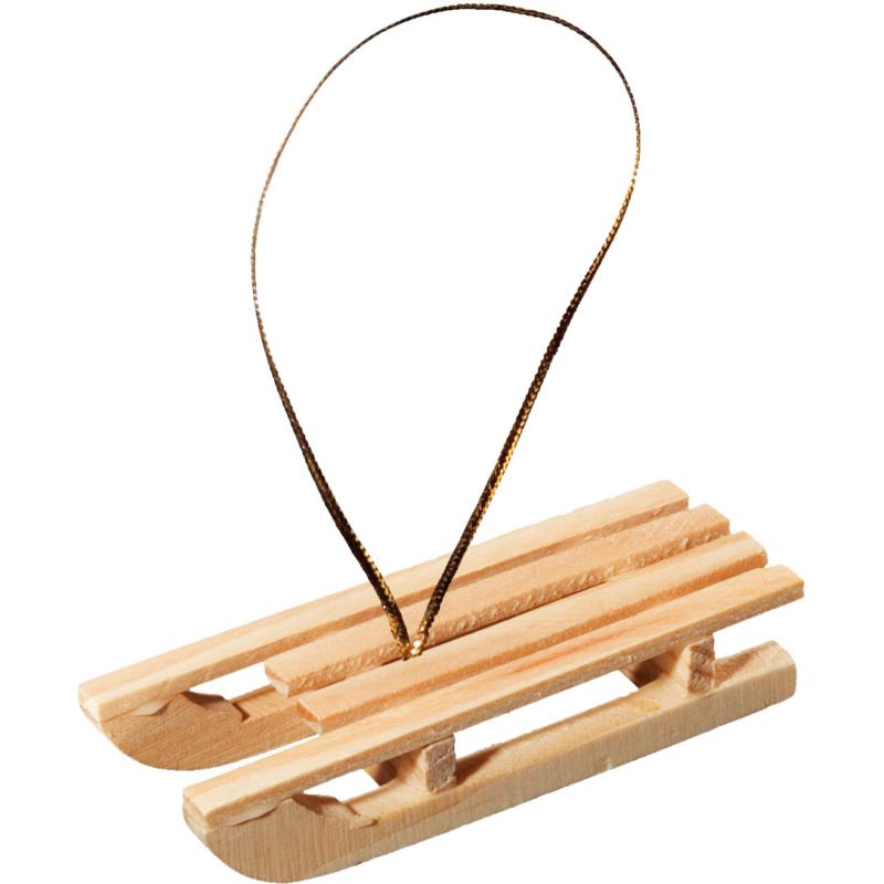 Luge en bois pour la décoration