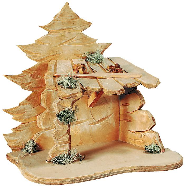 Cabane en bois pour crèche Malsiner
