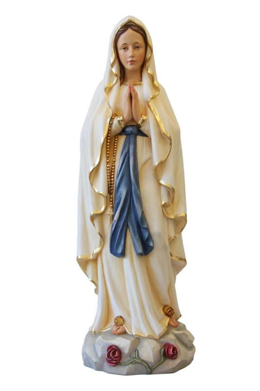 Notre-Dame de Lourdes en résine de fibre de verre