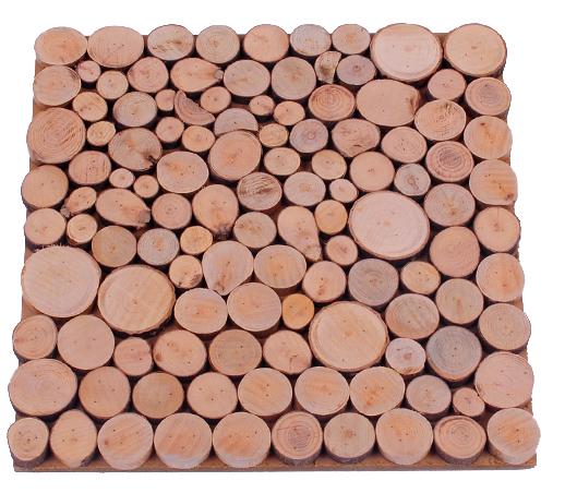 Dessous de plat carré en bois