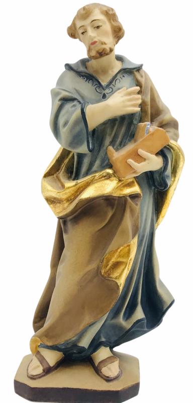 Heiliger Josef als Arbeiter aus Ahornholz geschnitzt | Dolfi Holzstatuen kaufen - mit Ölfarben lasiert