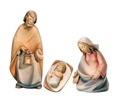 Crèche Sainte Famille 3 pièces en bois