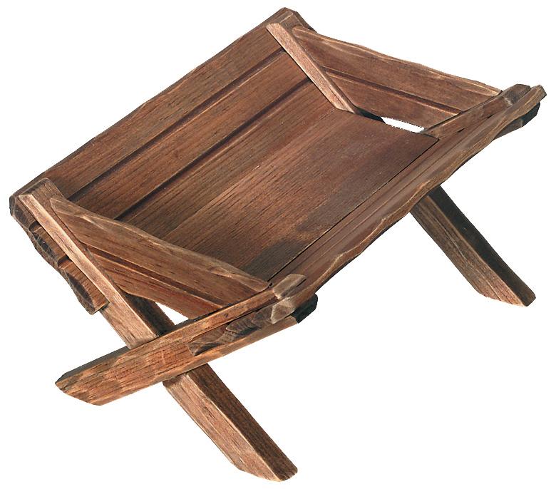 Berceau en bois pour l'enfant Jésus
