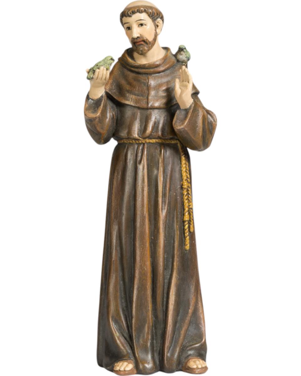 Saint François d'Assise en pâte à papier