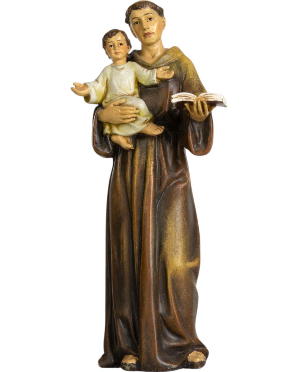 Saint Antoine de Padoue en pâte de bois