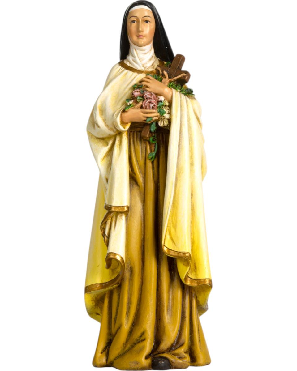 Sainte Thérèse de Lisieux en bois sculpté