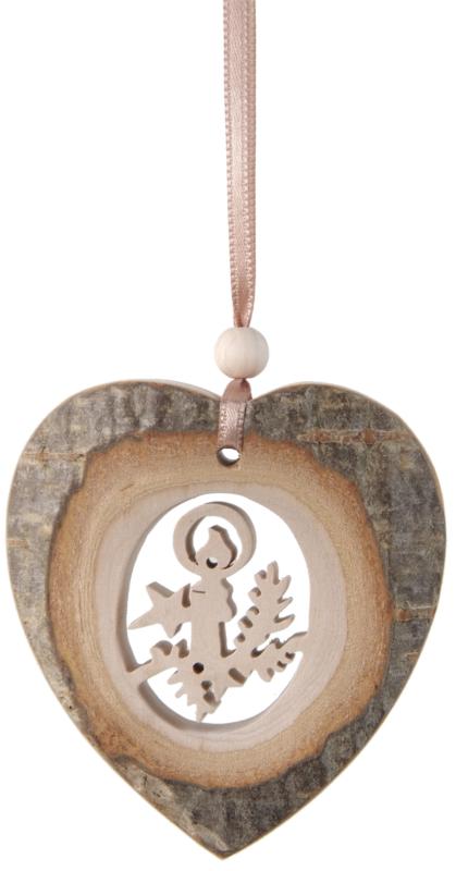 Coeur d'écorce en bois
