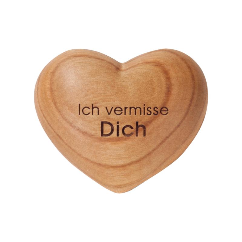 Coeur avec dédicace allemande Tu me manques