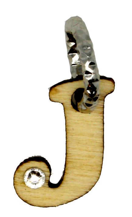 Lettre J x 6 Charms