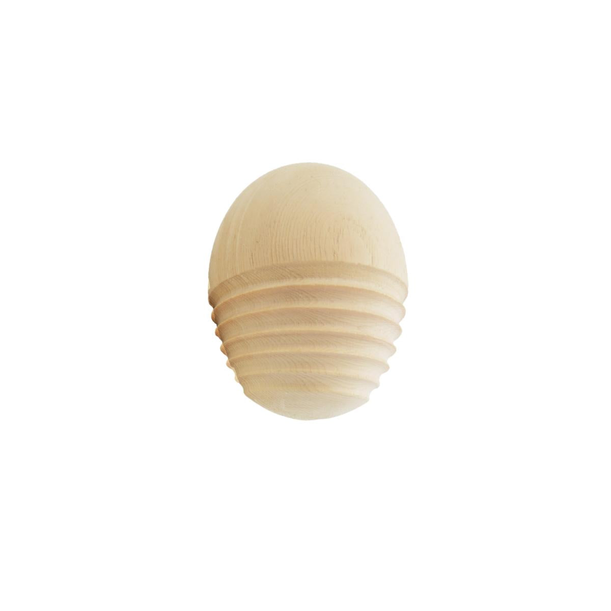 Boule en spirale en bois de pin