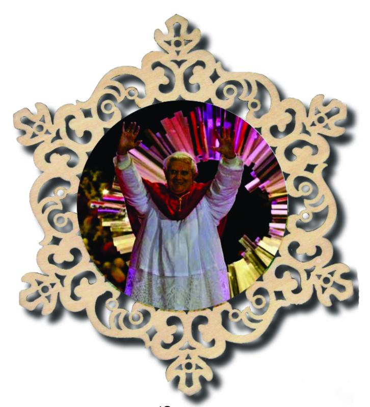 Kreis mit Papst Benedikt XVI