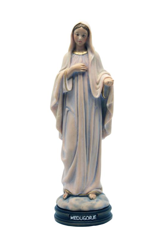 Madone Medjugorje en pulpe de bois