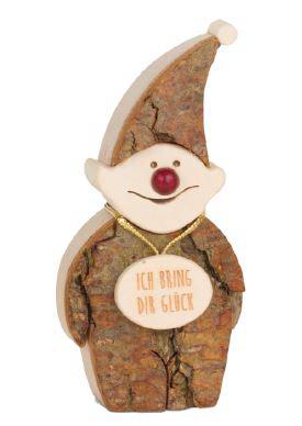 Elfe sculpté en bois