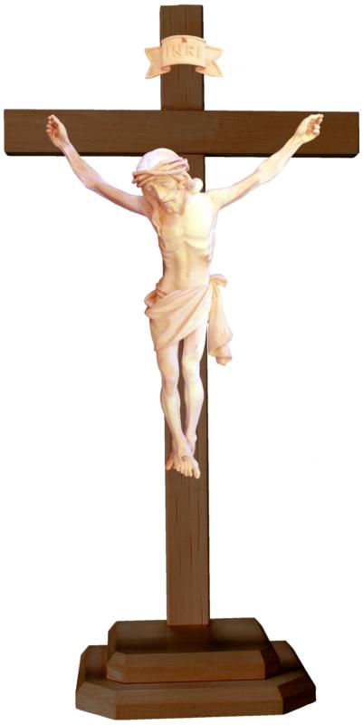 Stehkreuz aus Holz - Natur