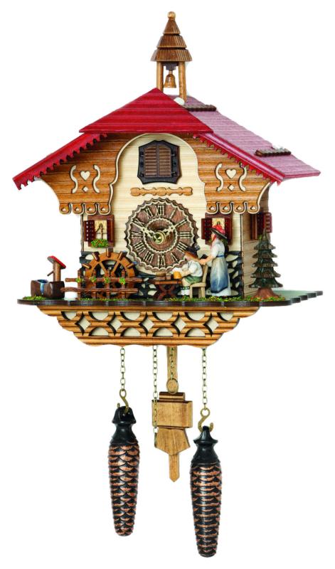 Chalet Quarz Kuckucksuhr mit Mühle