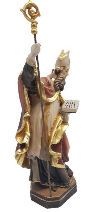 St. Albinus représenté avec un livre en bois