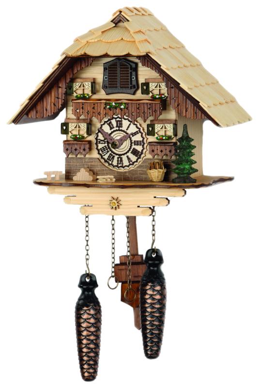 Kuckucksuhr mit Vogel