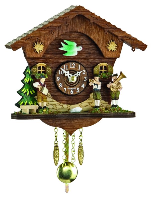 Coucou avec cadran en bois