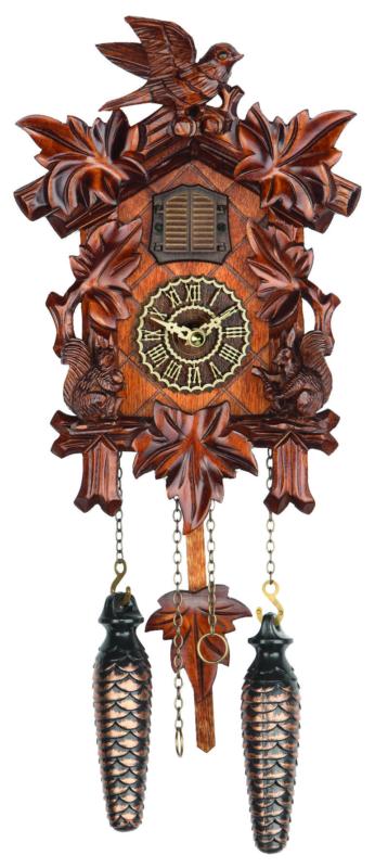 Schwarzwald Kuckucksuhr holz geschnitzt