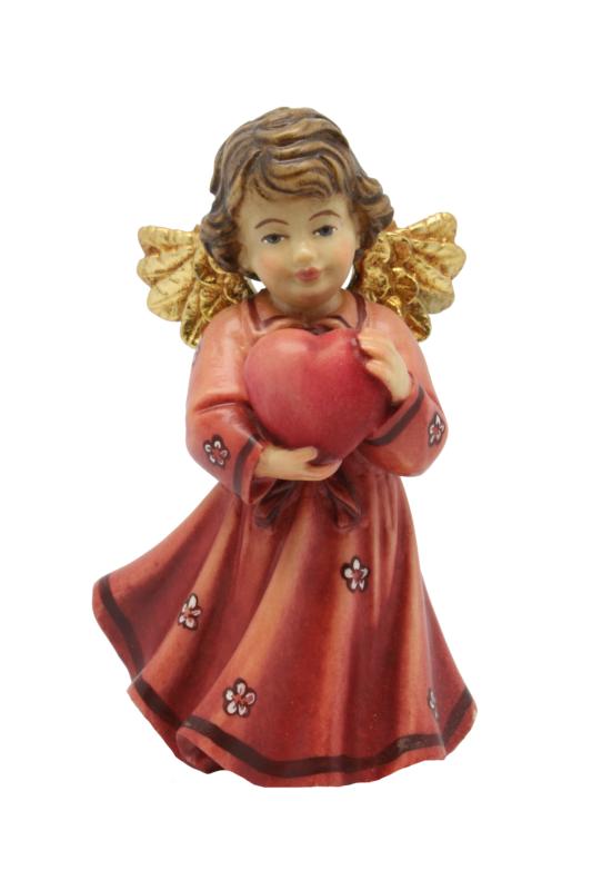 Ange rouge avec coeur
