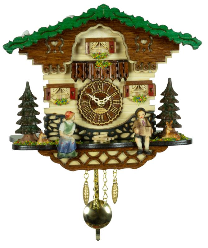 Kleine Kuckucksuhr mit Heidi und Peter
