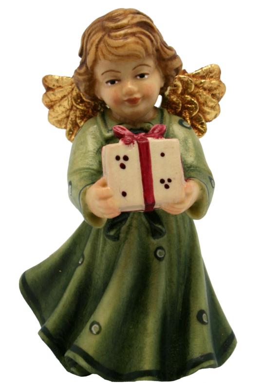 Ange avec robe verte cadeau