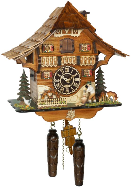 Automatische Kuckucksuhr aus Holz