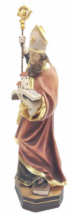 St. Gebhard de Constance avec livre en bois