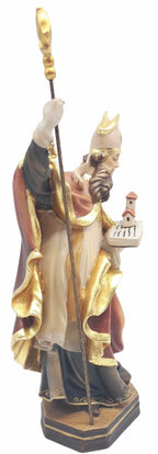 St. Gebhard de Constance avec livre en bois