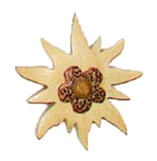 Aimant en bois Edelweiss