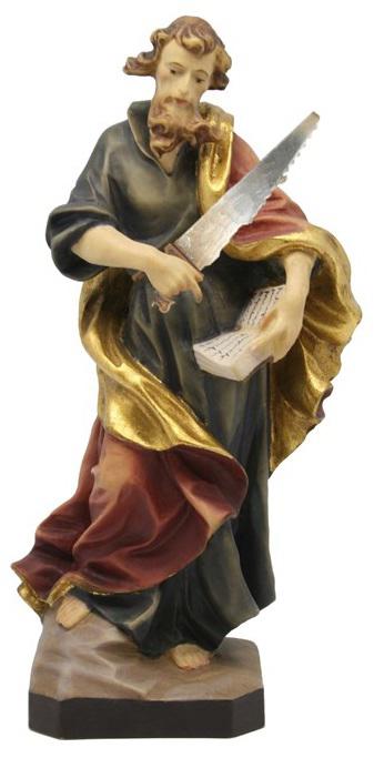 St. Simon en bois avec scie