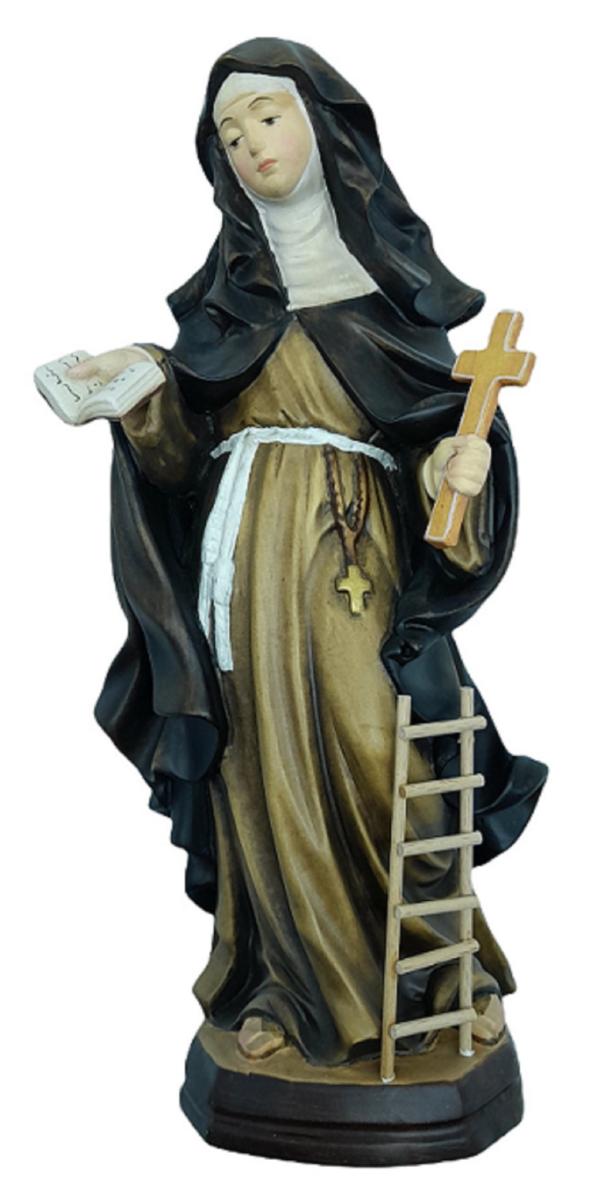Sœur Angèle Merici sculptée en bois d'érable