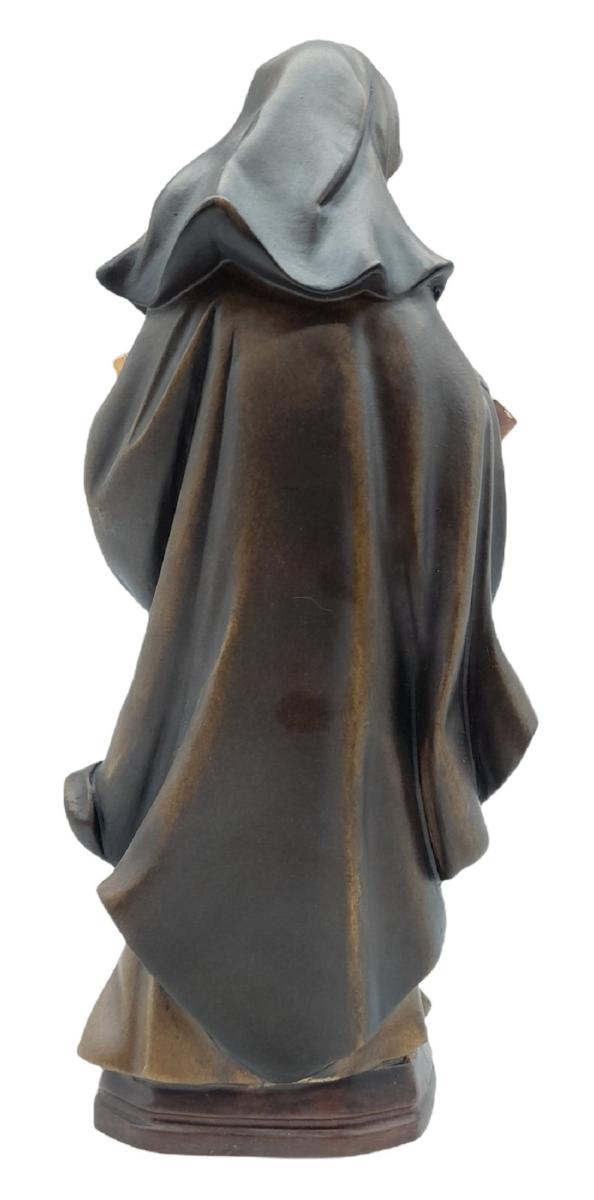 Sœur Angèle Merici sculptée en bois d'érable