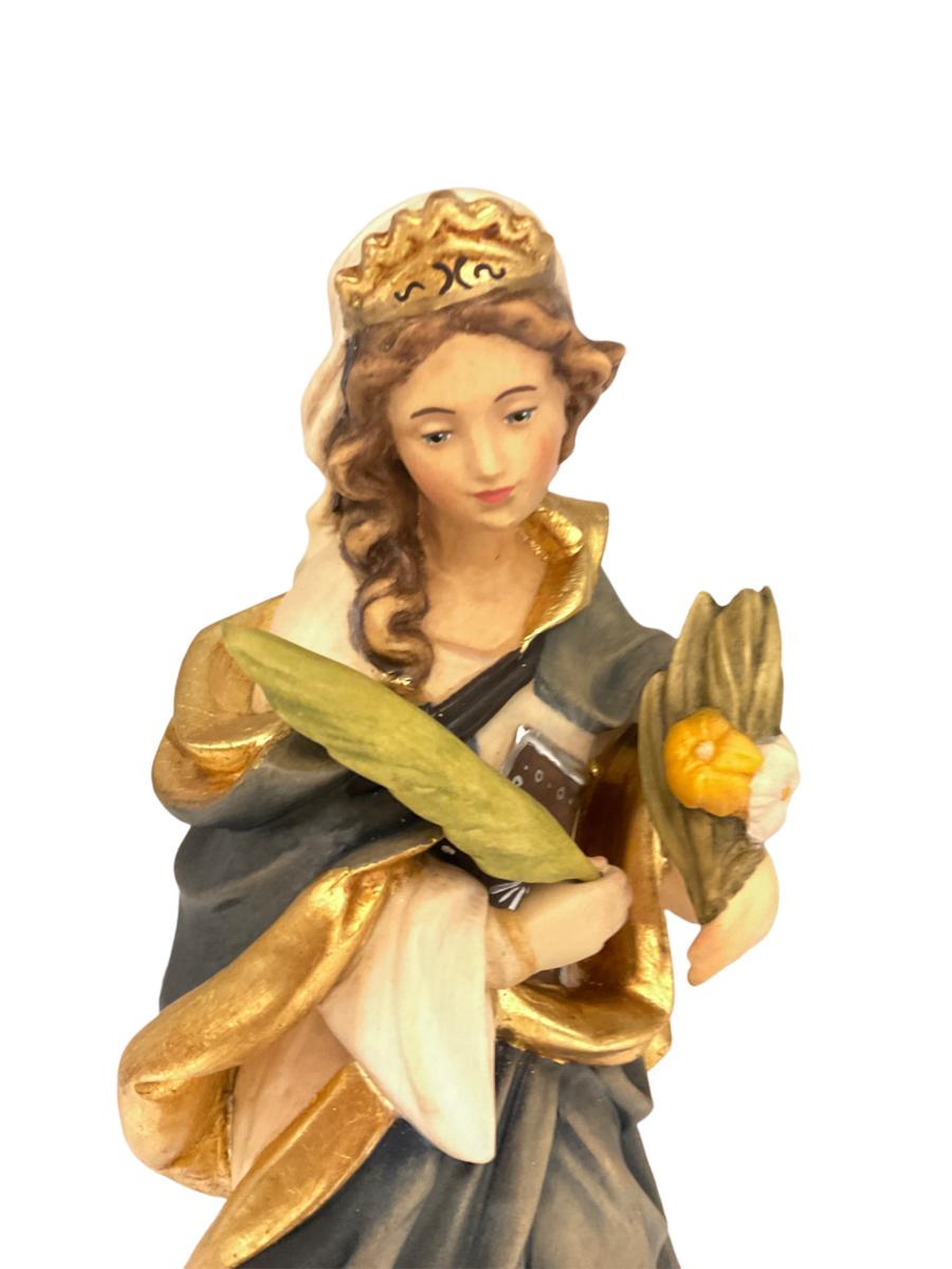Holzstatue der Hl. Dorothea