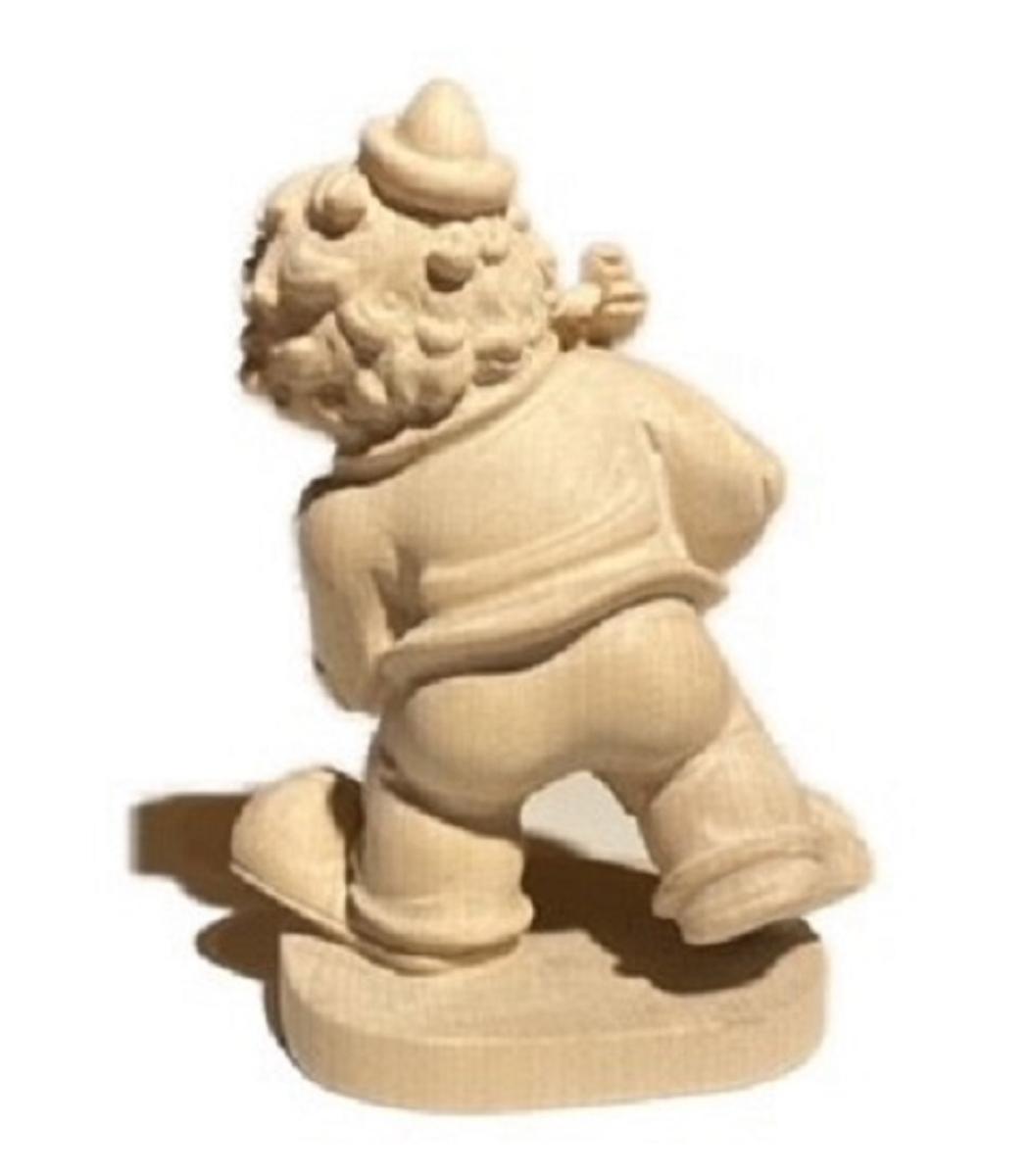 Clown en bois avec saxophone