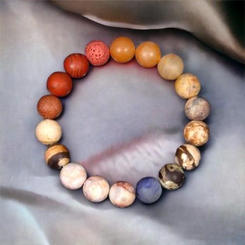 Bracelet en pierre couleur Vénus