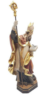 Saint Clément représenté avec une ancre en bois