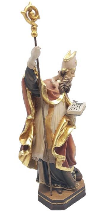 Saint Clément représenté avec une ancre en bois