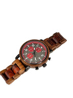 Wooden automatic watch for men
