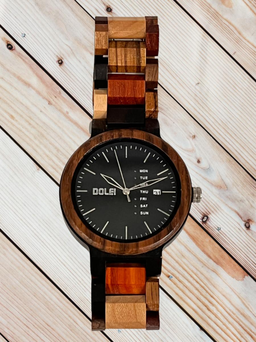 Holz-Männerruhr Modell Silvano